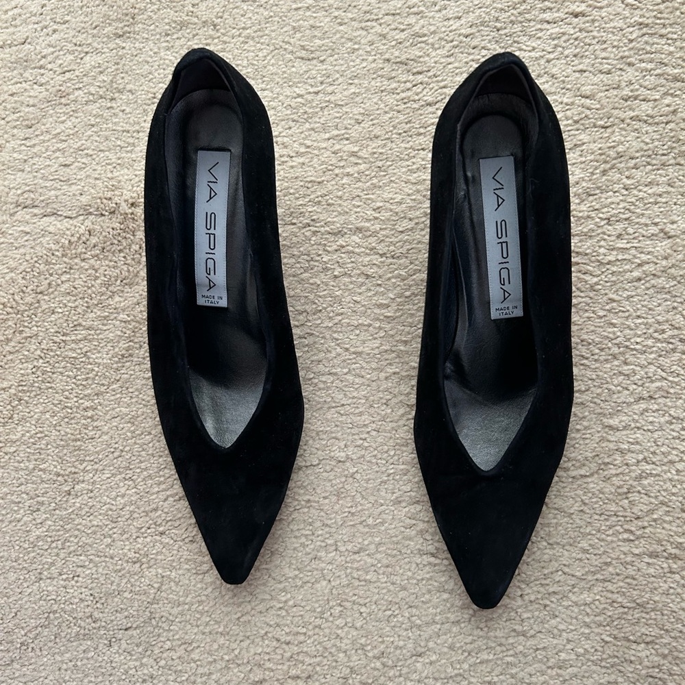 Via Spiga Suede High Heels
